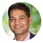 headshot of chief product officer, Suresh Kannan of Model N.